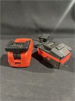 Snap on battery and charger