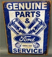 Ford Service Metal Sign