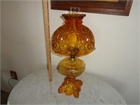 Nice Amber Kerosne Lamp - Electrified
