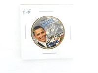 Obama Colorized Half Dollar