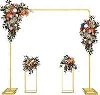 Wedding Arch Backdrop Stand, 7.2ft X 7.2ft Wedding