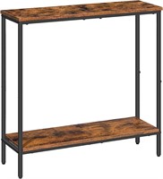 $56 Console Table Narrow Entryway Table with Shelf
