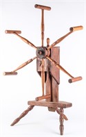 Furniture Antique Primitive Yarn Winder Wooden