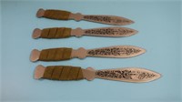 Stainless Steel Throwing Knives-4 count