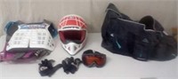 Riding gear with bag