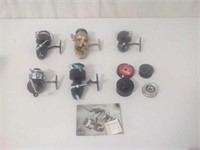 Vintage fishing reels and parts