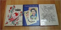 Three vintage 'Punch' books