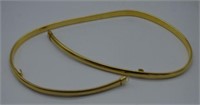 Gold plated costume snake belt