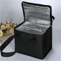New 2 black cooler thermal cube bag, 10.5x10.5