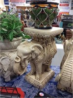 Elephant plant stand