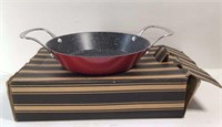 New Open Box Ceramic Frying Bowl