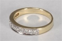 18ct Yellow Gold and Diamond Ring,