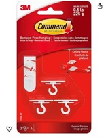 3M Polyethylene 3CT Command Ceiling Hook