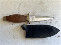 Vintage Fixed Blade Knife with Sheath