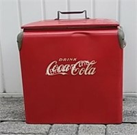Vintage Metal Coca-Cola Cooler - G