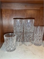 GLASSWARE GROUP INCLUDING HIGHBALL AND WATERS