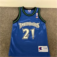 GARNETT No.21 Timberwolves Champion Jersey S (6-8)