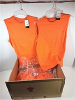 NEW Assorted Workload Orange Muscle Shirts (x8)