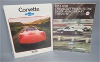 (2) Corvette Brochures.