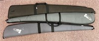 3pc assorted soft gun cases, approximately 52" &