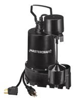 MASTERCRAFT 1/3HP ELECTRIC SUBMERSIBLE SUMP PUMP