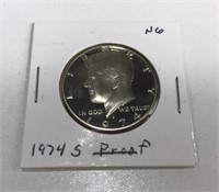 1974s Kennedy Half Dollar Coin Proof Ng