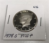 1978s Kennedy Half Dollar Coin Proof Ng