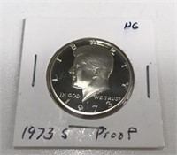 1973s Kennedy Half Dollar Coin Proof Ng