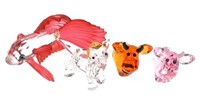 (4) Swarovski Crystal Animal & Lion King Figurines