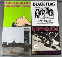 4pc 1980s New Wave / Punk Vinyl Records