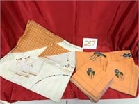 2 Embroidered Table Clothes & Napkins