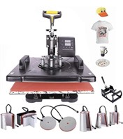 New-8 in 1 Heat Press Machines, Swing Away