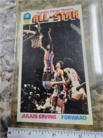 1976-77 Topps All-Star Julius Erving Card #127