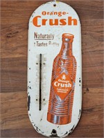 "Orange Crush" Metal Thermometer