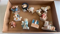 Cat Statues lot