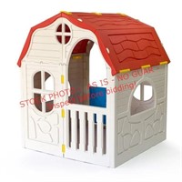 RQP Kid’s Cottage Foldable Plastic Playhouse