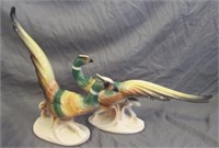 Vintage Set of (2) Pheasant Figurines.
