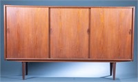 Modern teak cabinet