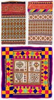 Indian Gujarat Beadwork Panel & Bags, 3