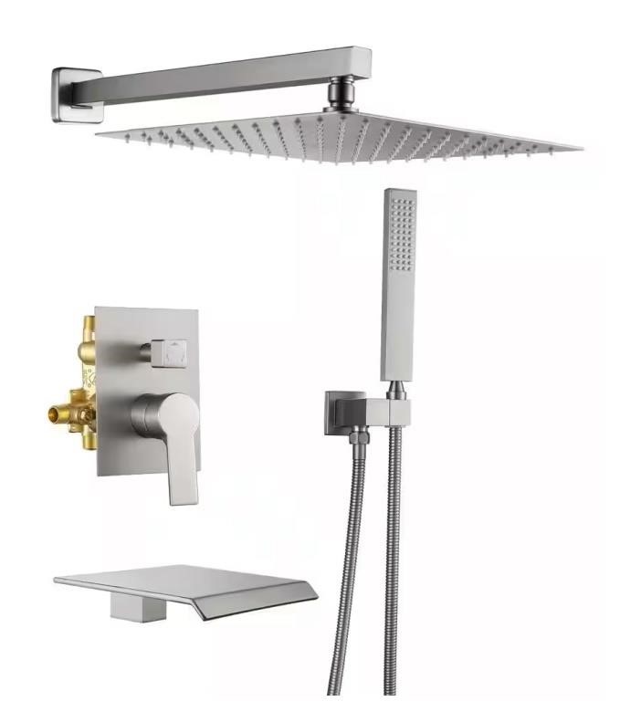 Single-Handle 1-Spray Tub and Shower Faucet with