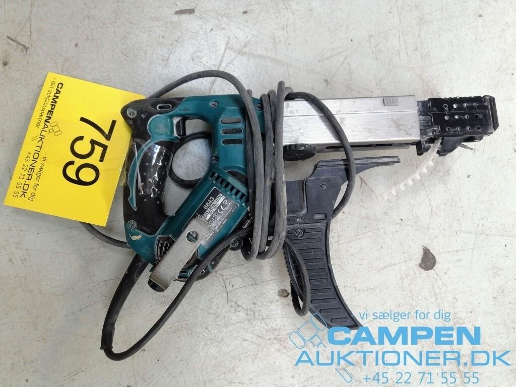 gipsskruemaskine 6843 | Campen Auktioner A/S