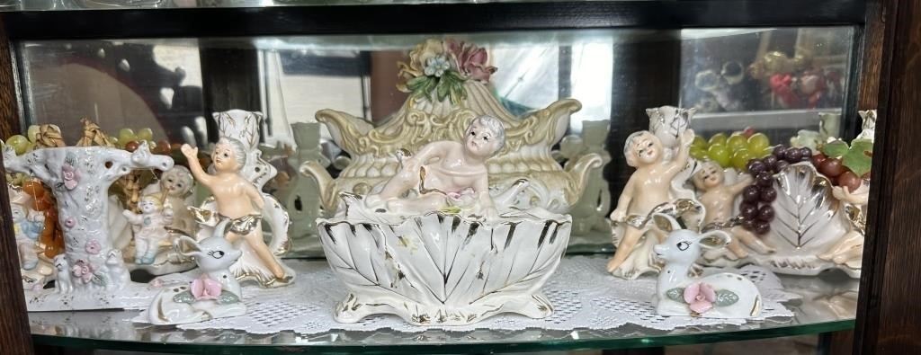 Vintage Cherub Planters and Décor