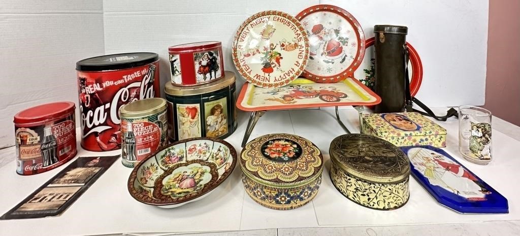 Vintage Tins and Trays
