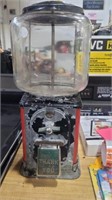 Gumball/candy machine 16.5in tall  glass globe