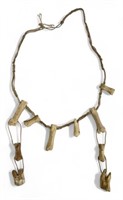 Antique Native American Bone Necklace