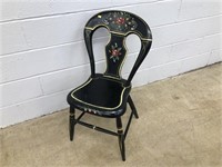 Vtg. Painted Side Chair