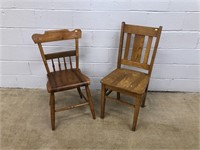 (2) Various Side Chairs
