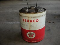 Vintage Texaco 5 Gallon Oil Can