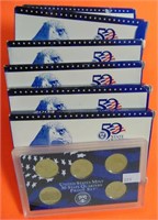 State Quarters proof sets (6)