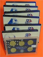 State Quarters proof sets (6)
